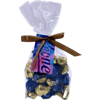 Конфеты из молочного шоколада с Фундуком в мягком пакете с лентой 200 гр.Leone без глютена