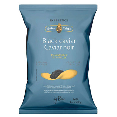 Картофельные чипсы Премиум со вкусом Черной Икры и оливковым маслом без глютена 125 гр.Rubio