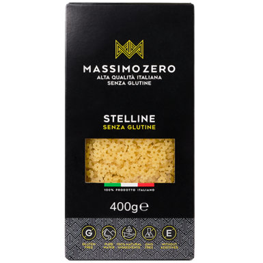 Паста Стеллине ( звездочки) из кукурузы и риса Massimo Zero 400г без глютена
