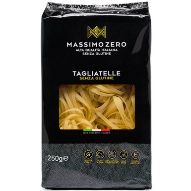Паста Тальятелле из кукурузы и риса без глютена Massimo Zero 250г