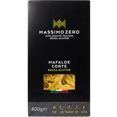 Паста Мафальде корте из кукурузы и риса без глютена Massimo Zero 400 г