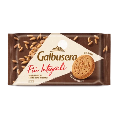 Печенье цельнозерновое PIU Galbusera 330г