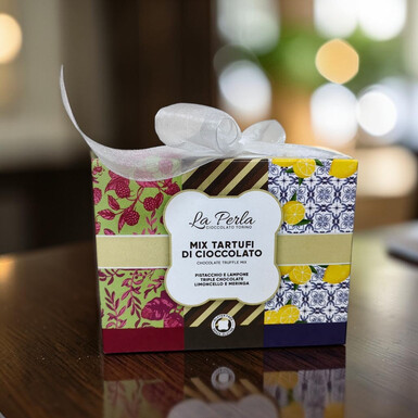 Конфеты трюфель MIX в подарочной упаковке La Perla di Torino 240 г