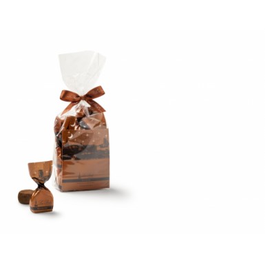 Конфеты шоколадные Трюфель Экстрим фонденте с гранулами какао 200 г La Perla di Torino