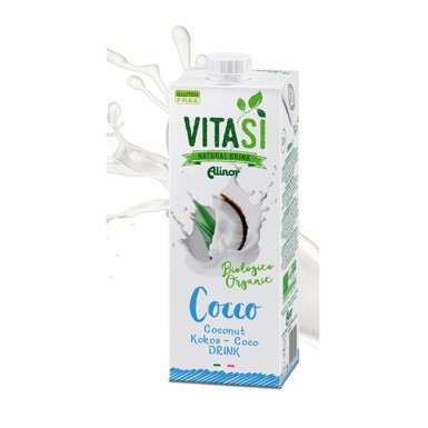 Кокосовое молоко Vitasi Органик, без глютена 1000 мл Alinor