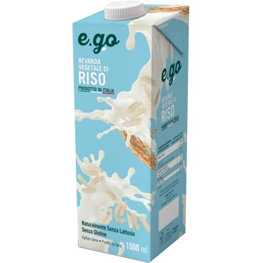 Рисовое Сицилийское молоко без глютена , без лактозы 1000 мл E.GO